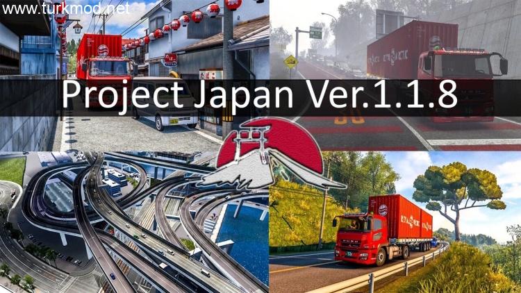 ETS2 - Project Japan Harita Modu (1.58) kapak görseli
