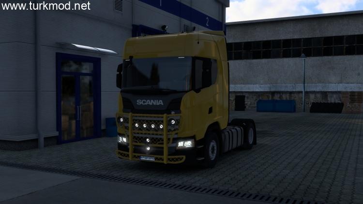 ETS2 - Scania NextGen İçin Bullbar Trux HighWay Eklentisi (1.58) kapak görseli