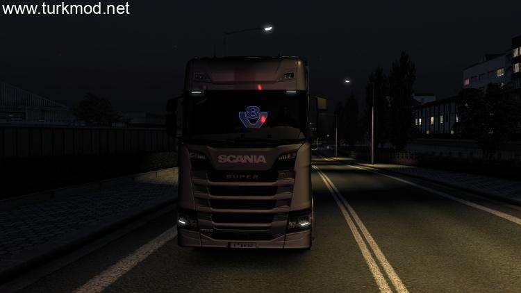 ETS2 - Scania NG İç Mekan Işık Paneli Modu (1.58) kapak görseli