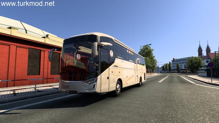 ETS2 - Shohag Scania Çok Dingilli (Laksana Tasarımı) Otobüs Modu (1.58) kapak görseli