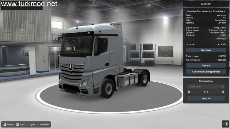 ETS2 - Tüm Çekiciler İçin 2000 Litre Yakıt Modu (1.59) kapak görseli