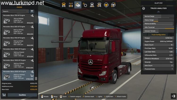 ETS2 - Ultimate Motor ve Şanzıman Modu Paketi (1.58) kapak görseli