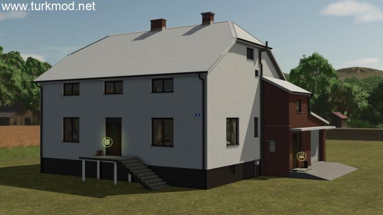 FS25 - Yerleştirilebilir Büyük Beyaz Çiftlik Evi Modu kapak görseli