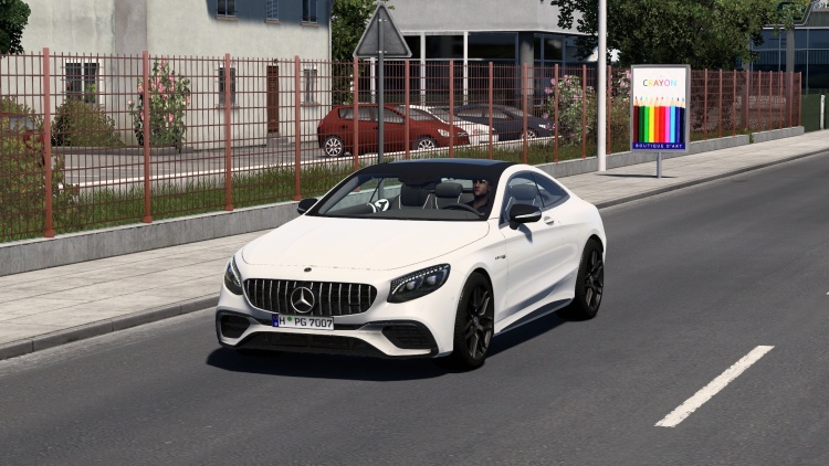 ETS2 - 2021 Mercedes-Benz AMG S63 Coupe (1.60) - modu