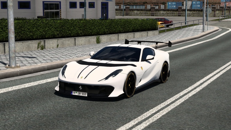 ETS2 - 2022 Ferrari 812 Competizione (1.60) - modu