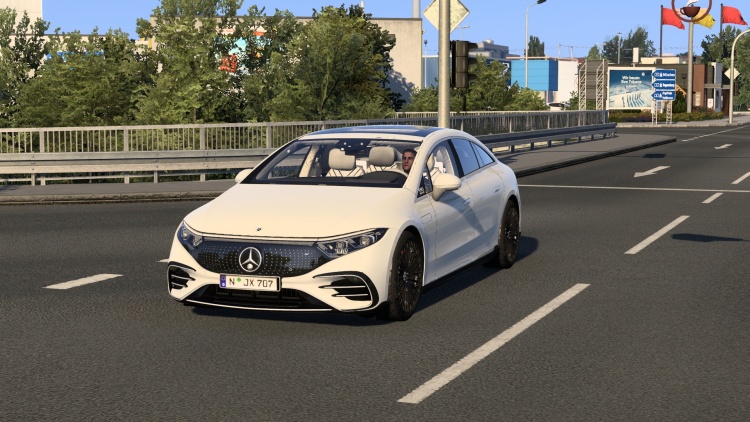 ETS2 - 2022 Mercedes-Benz EQS 580 4Matic (1.60) - modu