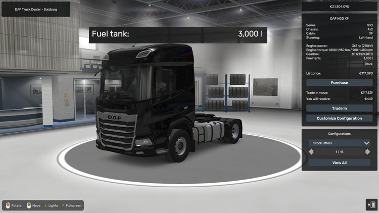 ETS2 - 3000 Litrelik Mega Yakıt Deposu (1.58 - 1.60) - modu