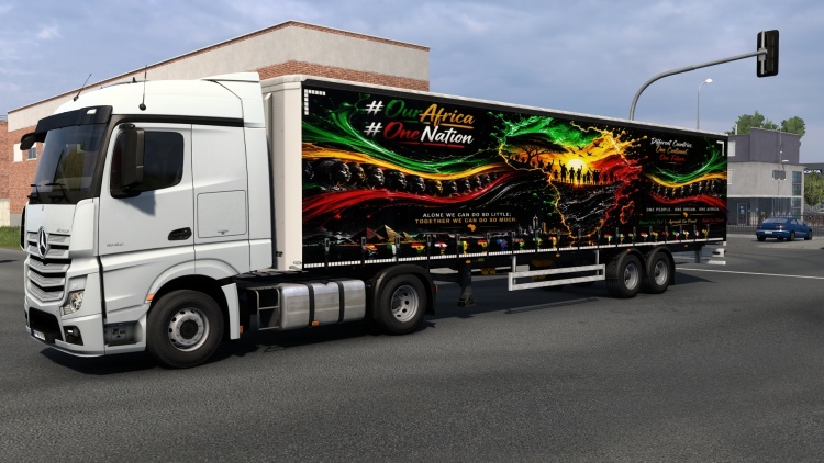 ETS2 - Afrika Bayrakları Görünümü (1.59) - modu