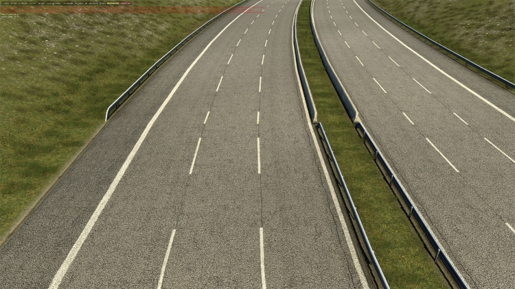 ETS2 - Geliştirilmiş asfalt (1.60) - modu