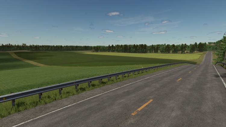 FS25 - Arka Yollar İlçe Haritası - modu