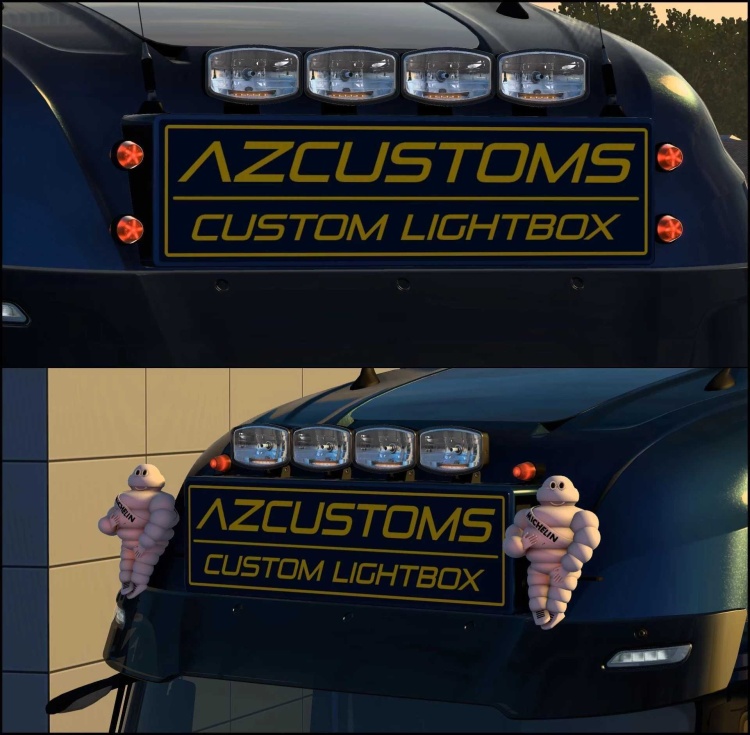 ETS2 - SCS Iveco S-Way için Büyük Işık Kutusu (1.59) - modu