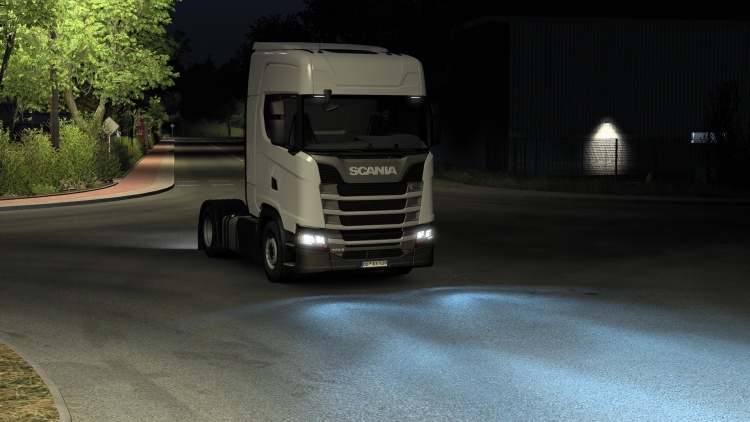 ETS2 - Mavi Farlar (1.60) - modu