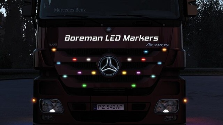ETS2 - Boreman LED İşaret Işıkları Seti (1.58) - modu