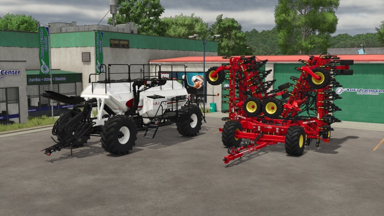FS25 - Bourgault 3320-76 Paralink Çapa Ekme Makinesi + 7950 Hava Taşıma Arabası - modu