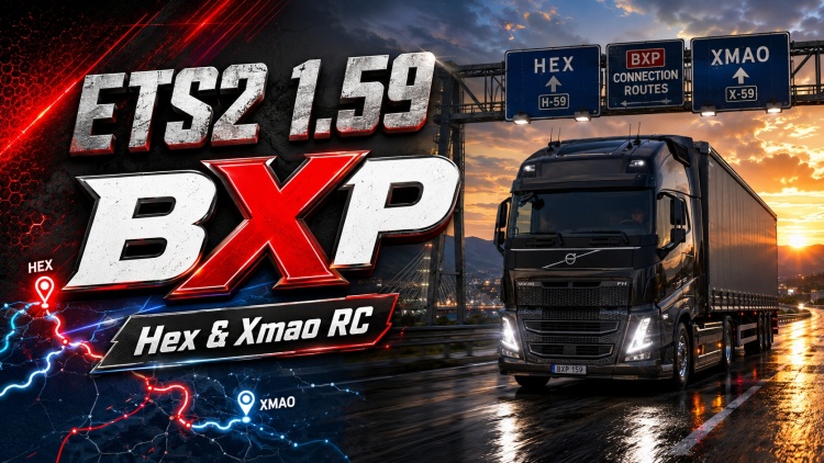 ETS2 - BXP Hex & Xmao RC (1.59) - modu