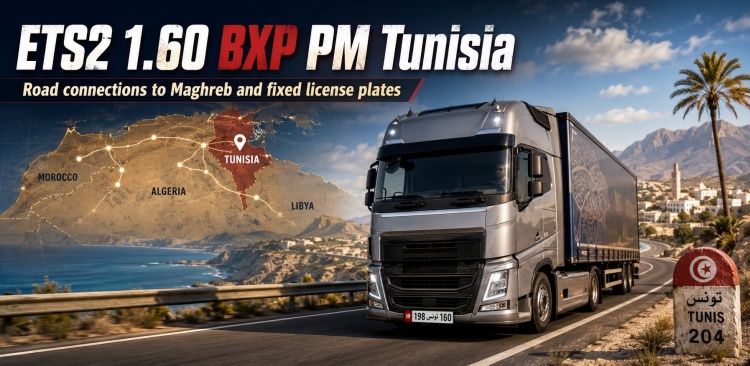 ETS2 - BXP PM Tunus (1.60) - modu