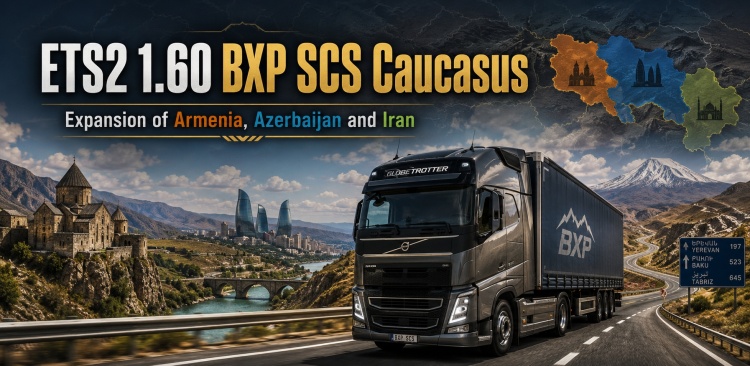 ETS2 - BXP SCS Kafkasya (1.60) - modu