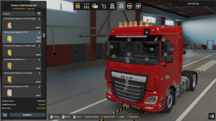 ETS2 - Construction Beacon (1.59) - modu