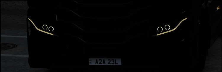 ETS2 - SCS Iveco S-Way (1.59) için Özel Far (1.59) - modu