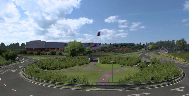 ETS2 - Danmark Refined (1.59) - modu
