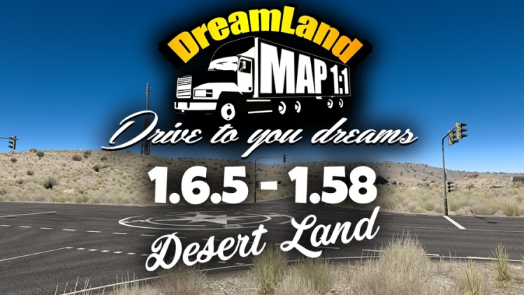 ETS2 - DreamLand Haritası (1.58) - modu