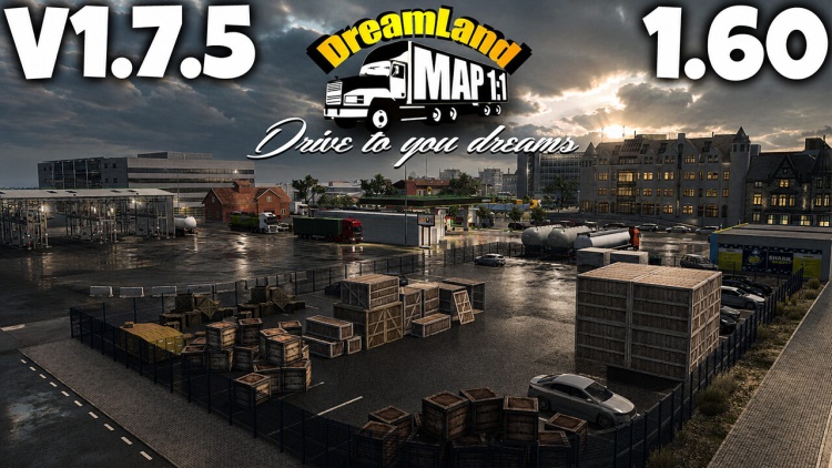 ETS2 - DreamLand Haritası (1.60) - modu