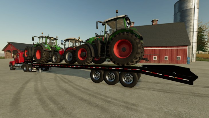 FS25 - Açık Kasalı Römork - Otomatik Yüklemeli Balyalar (1.50 - 1.80) - modu