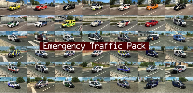 ETS2 - Acil Durum Trafik Paketi (1.60) - modu