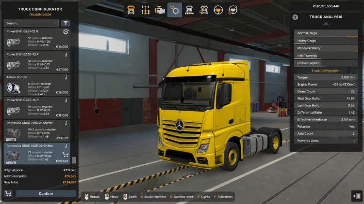 ETS2 - Motor ve Şanzıman Paketi (1.60) - modu