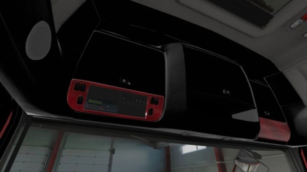 ETS2 - DAF Euro 6 Kırmızı Ahşap İç Tasarım - modu