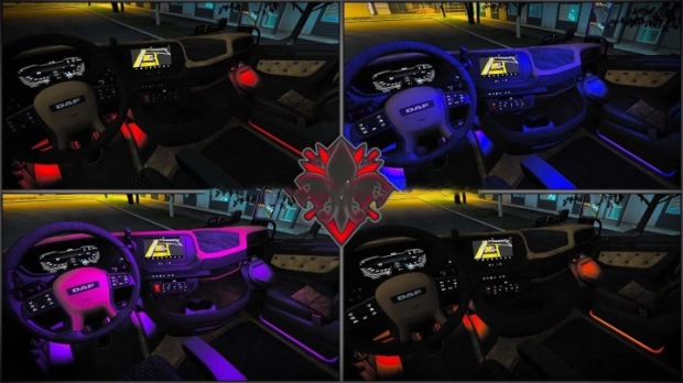 ETS2 - DAF XG+ İç Mekan Paketi - modu