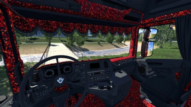 ETS2 - Danimarka Pluche İç Mekan - modu