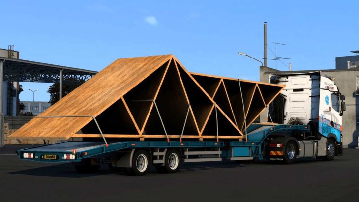ETS2 - Avrupa Karavan Taşıma Römorku (1.56) - modu