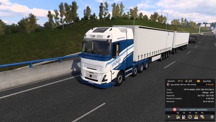 ETS2 - Jost JSK 37C Beşinci Tekerlekli Römork (1.56 - 1.50) - modu