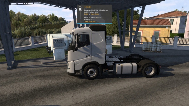 ETS2 - Garajda Bedava Yakıt (1.61) - modu