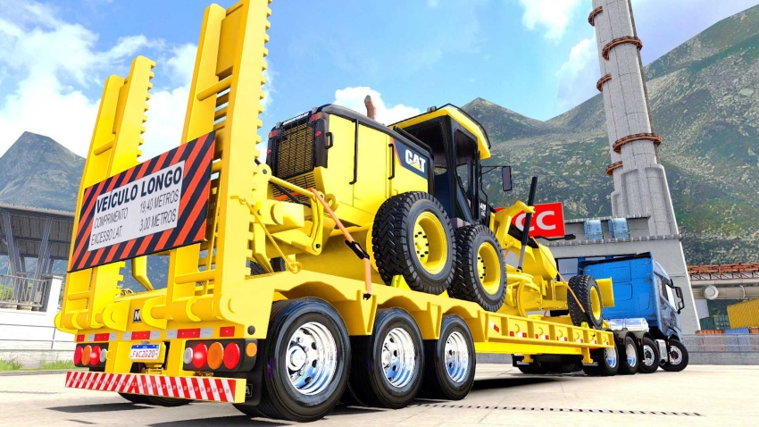 ETS2 - Noma Alçak Yük Römorku (1.56) - modu