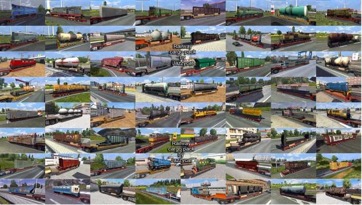 ETS2 - Demiryolu Kargo Paketi (1.56) - modu