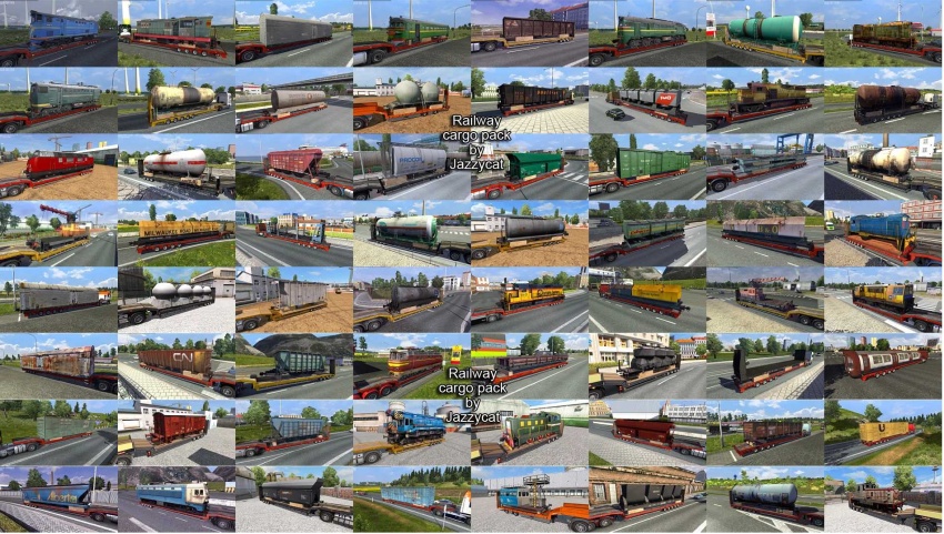 ETS2 - Demiryolu Kargo Paketi (1.57) - modu