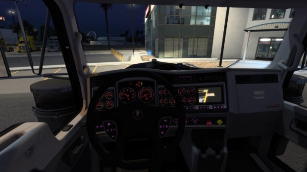 ETS2 - W900 için Kırmızı İç Mekan (1.51) - modu
