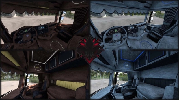 ETS2 - Scania Next Gen S&R CMI İç Mekan Paketi (1.50) - modu