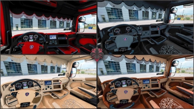 ETS2 - Scania RJL İç Mekan Paketi - modu