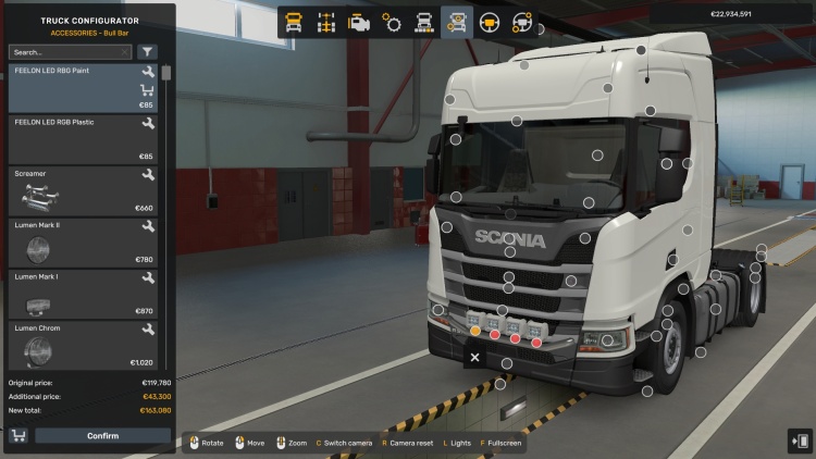 ETS2 - Feelon RGB Flaş LED Paketi (1.59) - modu
