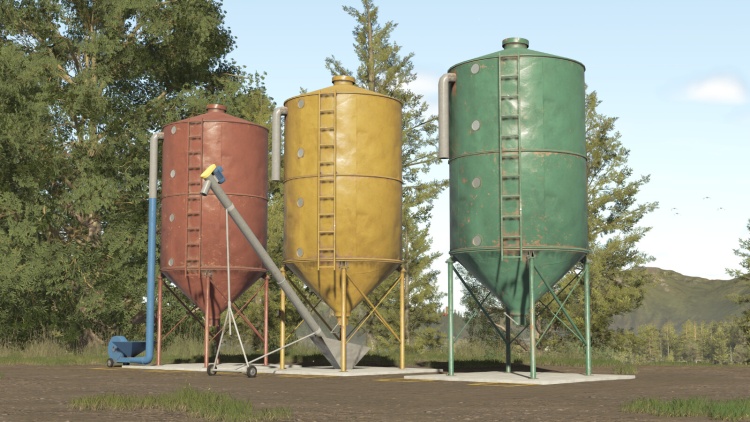 FS25 - Gıda Karıştırıcı ve Silo - modu