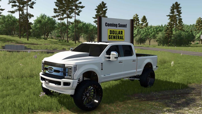 FS25 - 2017 model Ford F350 - modu