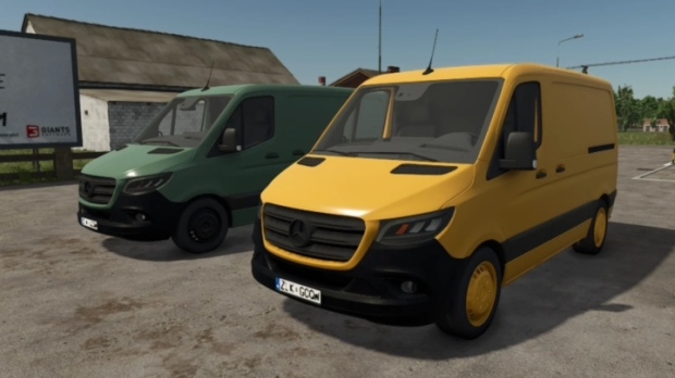 FS25 - 2018 Mercedes-Benz Sprinter - modu