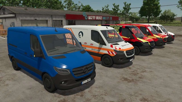 FS25 - 2018 Mercedes-Benz Sprinter Paketi - modu