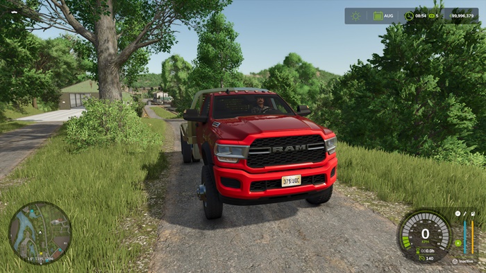 FS25 - 2020 Dodge Ram 5500HD Düz Yükleme Kabini, Uzatılmış - modu
