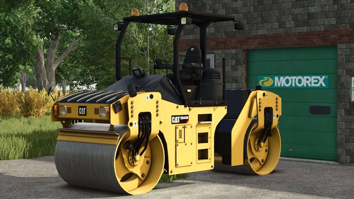 FS25 - Caterpillar CB44B Tandem Titreşimli Silindir - modu