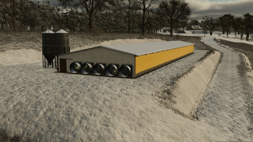 FS25 - Tavuk Kümesi Br - modu