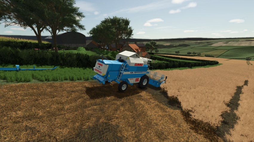 FS25 - Claas Blue Dominator 108 - modu